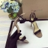 Gianvito Rossi Bunny Bow Tie Ankle-Strap Sandals